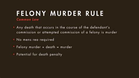 Criminal Law Tutorial Felony Murder Part 1 Youtube