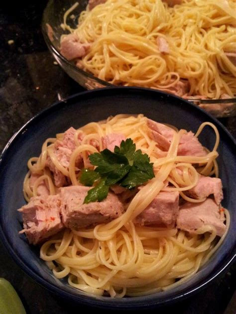 Tuna pasta salad is such a simple healthy meal. Lemony Yellowfin Tuna Over Pasta | Yellowfin tuna ...