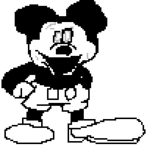 Editing Fnf Mickey Mouse Avi  Free Online Pixel Art Drawing Tool