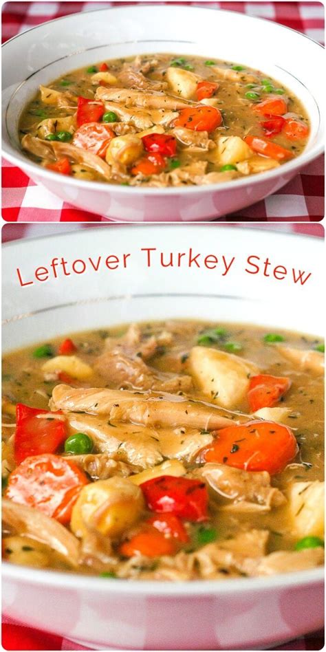 Turkey Stew Easy To Prepare Using Leftover Turkey Recipe