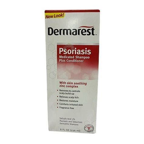 Dermarest Psoriasis Medicated Moisturizing Shampoo Plus Conditioner 8
