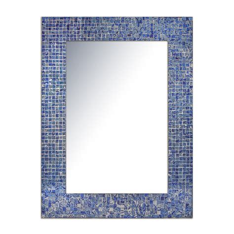 Decorshore 30 X 24 Wall Mirror Blue