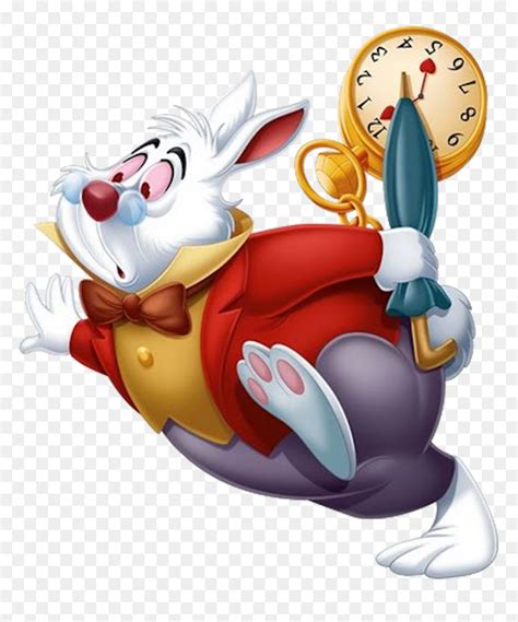 White Rabbit Alice In Wonderland Disney White Rabbit Hd Png Download