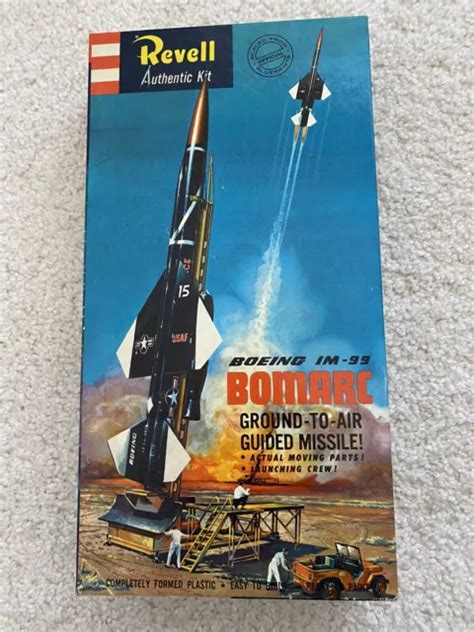 Vintage Revell Boeing Im 99 Bomarc Ground To Air Guided Missile Kit H
