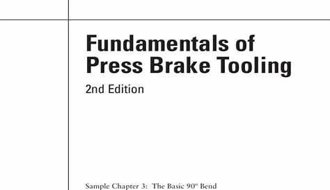 press brake training manual