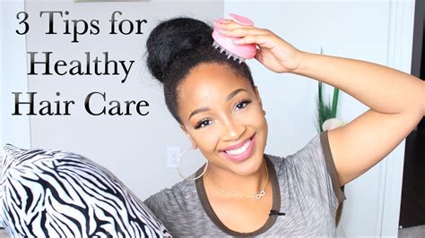 Everyday Tips For Healthy Hair Growth Daily Hair Care Routine For Relaxed Hair Youtube