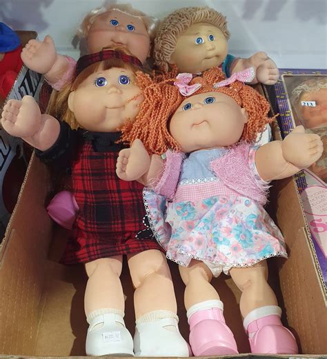 Four Cabbage Patch Dolls Raffan Kelaher And Thomas Find Lots Online