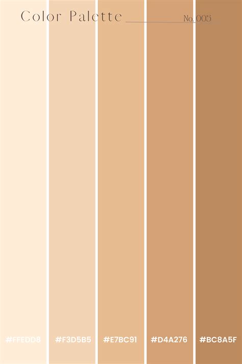 Nude Color Palette Nude Color Palette Brand Color Palette Beige