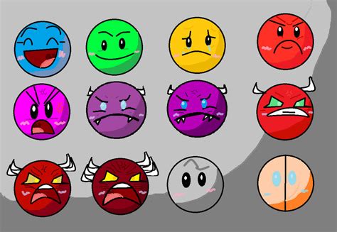 Geometry dash comics video cartoon png, clipart, amazing world of gumball, anais,. Geometry Dash Faces by BFDIFAN626 on DeviantArt