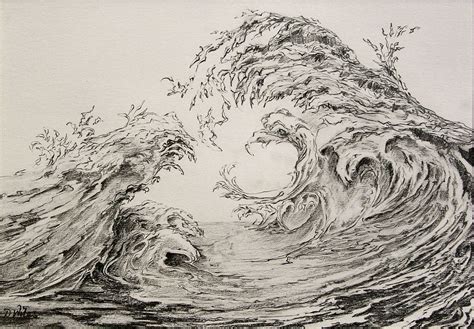 Wave Drawing Google Search Wave Drawing Ocean Drawing Ocean Wave