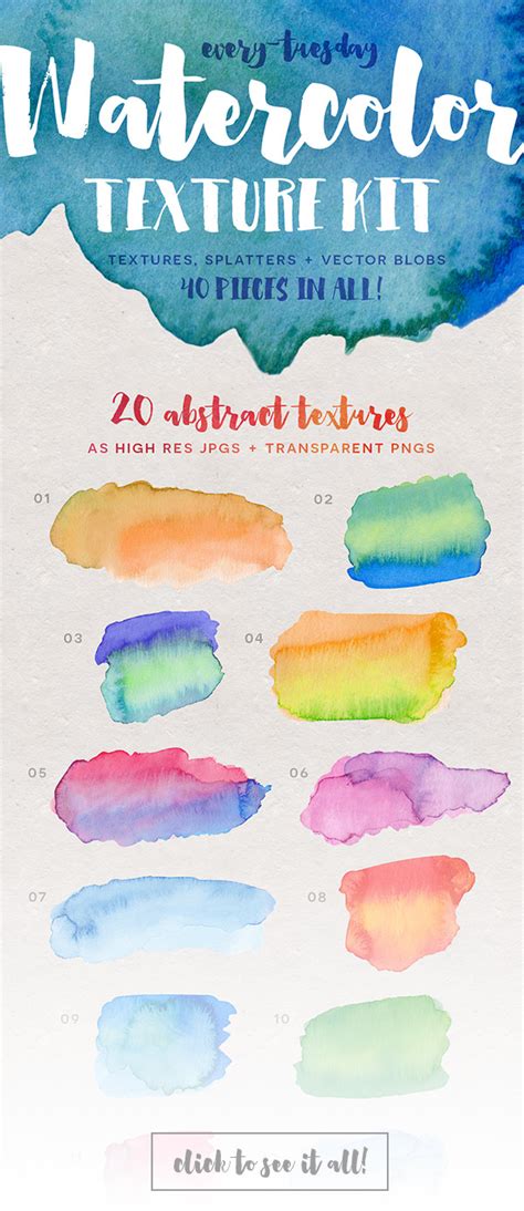 Watercolor Swatches Illustrator Free At Explore
