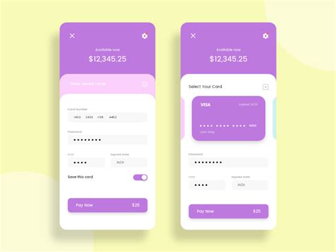 Payment Flow Screens Concept Uplabs