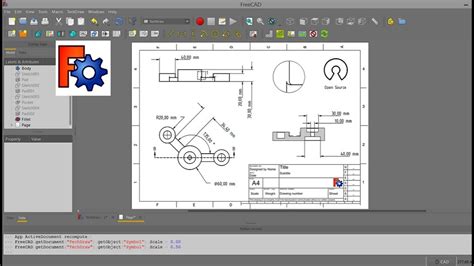 Freecad Techdraw Workbench And 2d Dimensions Youtube