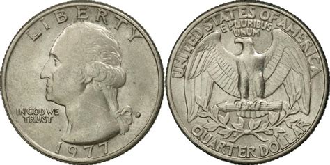 Coin United States Washington Quarter Quarter 1977 Us Mint Denver