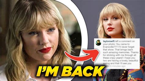 Taylor Swifts Epic Comeback To Ig Her Comment Shocked Many Youtube