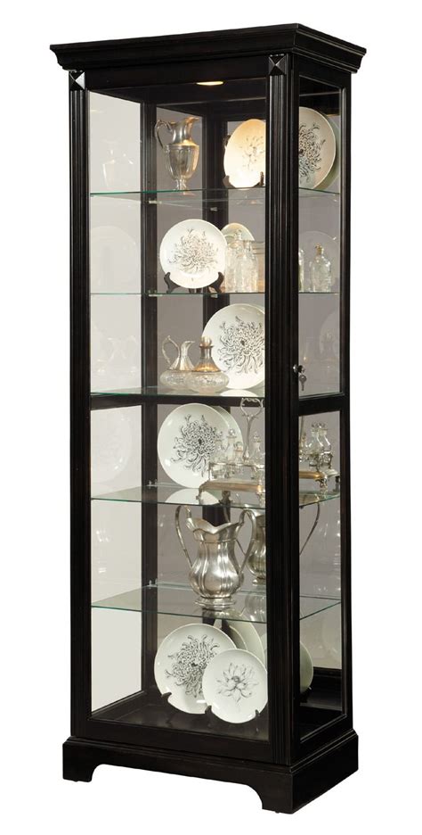 Browse our great prices & discounts on the best china cabinets. Pulaski Curio Display Cabinet In Black Granite • Display ...
