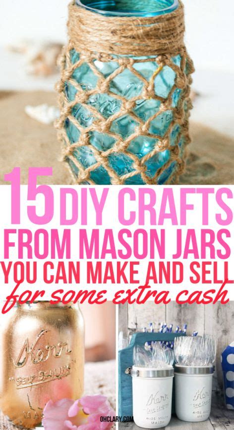 15 Diy Mason Jar Crafts To Sell For Extra Cash That You Need To Know