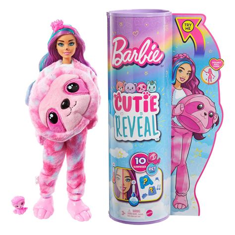 Barbie Cutie Reveal Pop Sloth Thimble Toys