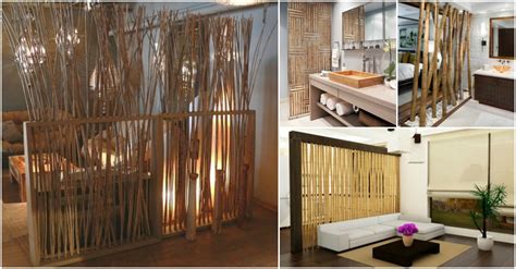 Bamboo Room Dividers For A Warm Look Of Your Home