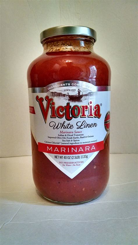 New 40 Oz White Linen Marinara Sauce Tomato And