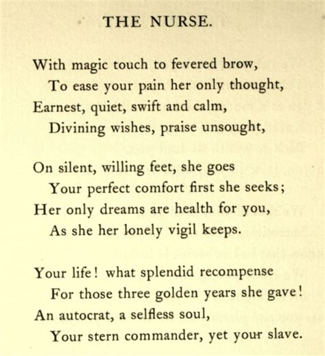 Songs Of A Nurse Brought To Light