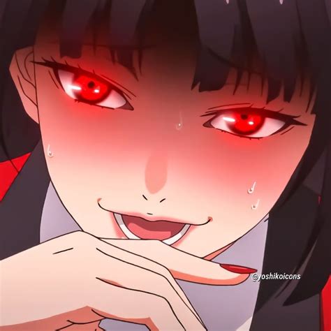 Yumeko Jabami In 2021 Yandere Anime Anime Red Aesthetic Anime