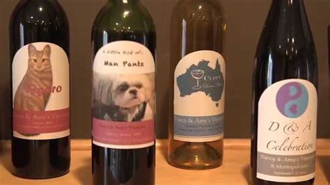 Homemade Wine Labels Virtual Sex
