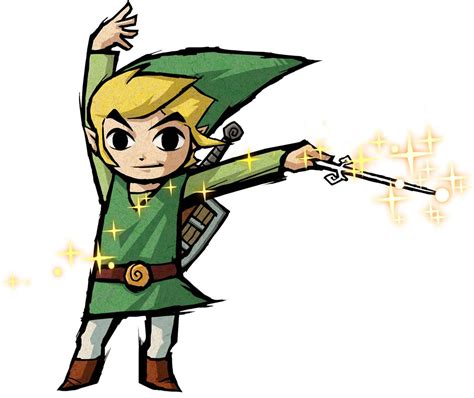Link Conducting Characters And Art The Legend Of Zelda The Wind