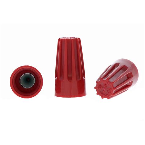 Ideal 76b Red Wire Nut Wire Connectors 100 Pack 30 076p The Home Depot