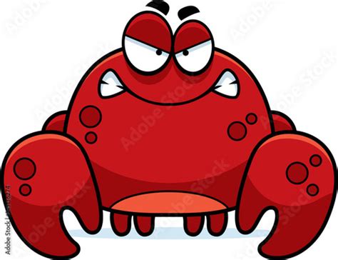 Angry Little Crab Stock Image And Royalty Free Vector Files On