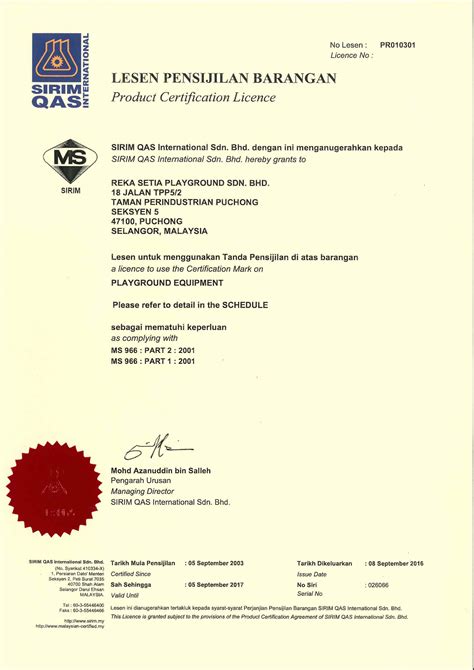 Our products have high quality and competitive prices. Rekasetia | Qulity Standards