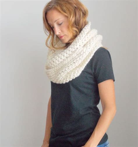 Chunky Infinity Scarf Loop Model A Shown In Fisherman Choose A
