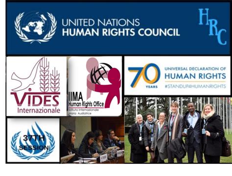 37° Sessione Consiglio Dei Diritti Umani Nazioni Unite Vides