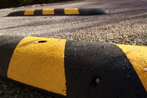 Asphalt Speed Bumps And Rubber Speed Bumps Commonwealth Paving