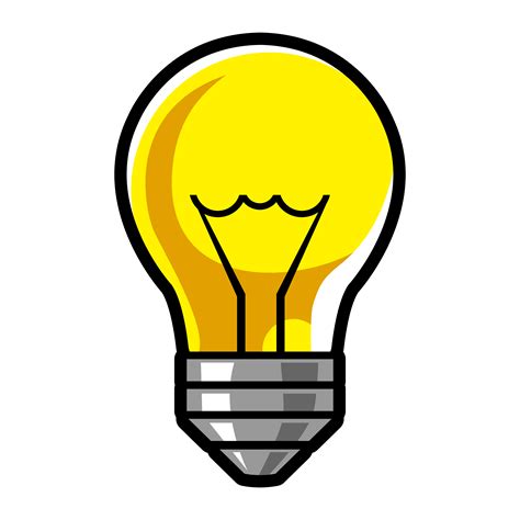 Lightbulb Vector Icon 554890 Vector Art At Vecteezy