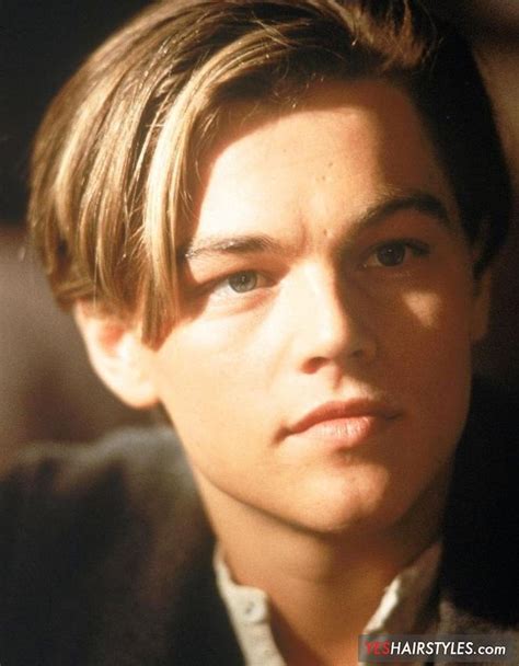 Titanic leonardo dicaprio leonardo dicaprio movies leonardo dicapro jack dawson titanic movie def not memes br hot actors beautiful boys. Young Leonardo Long Blonde Angled Layers With Long Bangs ...