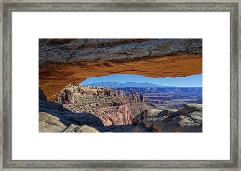 Mesa Arch Canyonlands National Park Utah Framed Print By Joan Carroll