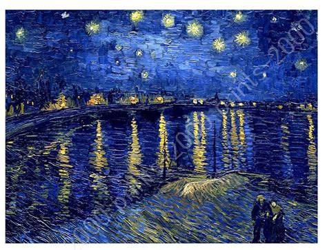 Starry Night Over The Rhone By Vincent Van Gogh Poster Or Wall