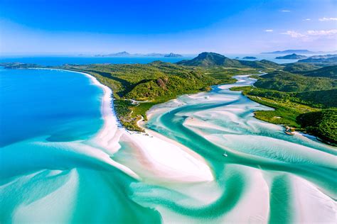 The Hill Inlet Whitsunday Islands In Queensland Australia Is Pretty