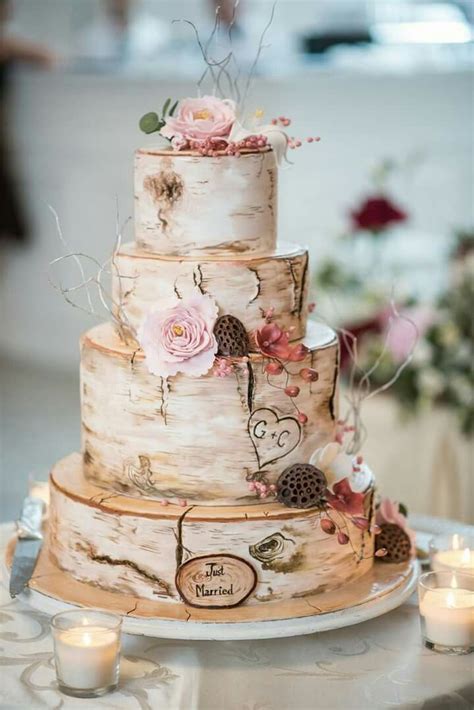 Pin De Flo Em Hochzeitstorten Bolo De Casamento Rustico Bolo De