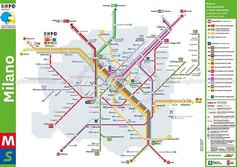 Milan Metro Map 03127