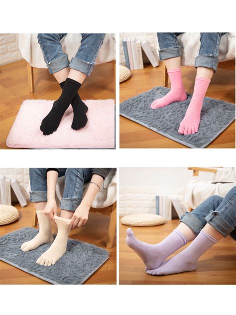 Nk Fashion Nk Fashion Finger Toe Socks For Women Girl Workout Sock Cotton Non Slip Sports