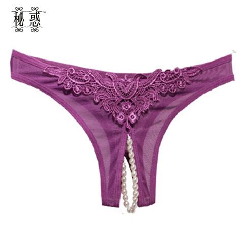 Women Sexy Panties High Quality 7 Colors Intimates Beading Underwear