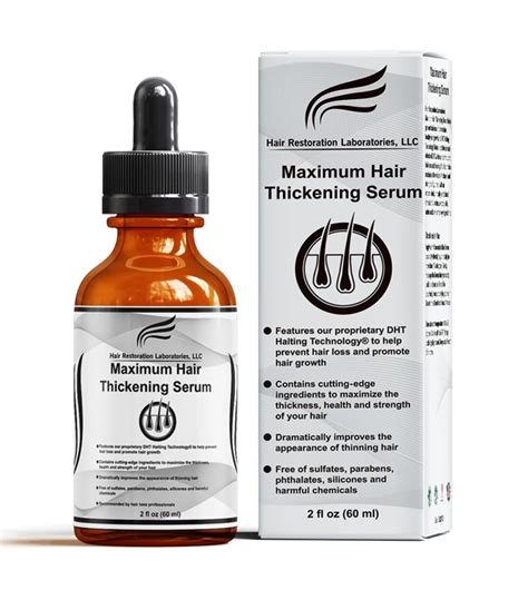 As such, this hair thickening serum from their collection makes for a powerful grooming tool. Maximum Hair Thickening Serum in 2020 | Hair thickening ...