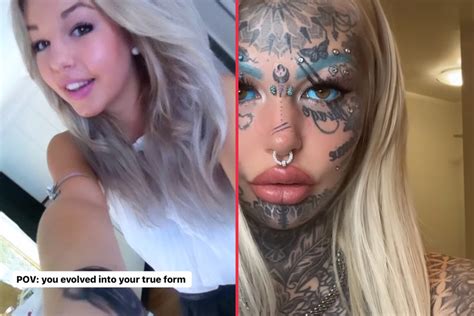 Tattoo Addict Who Spent 180k On Body Mods Shows Off Pre Ink Transformation
