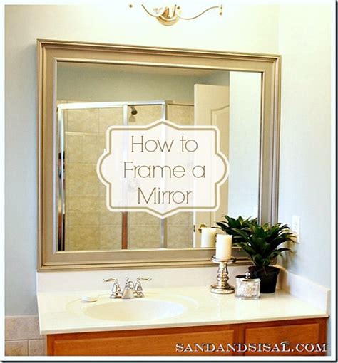 Are you wanting learn how to frame a bathroom mirror but can't figure out how to get around those pesky mirror clips? 10+ DIY ideas for how to frame that basic bathroom mirror