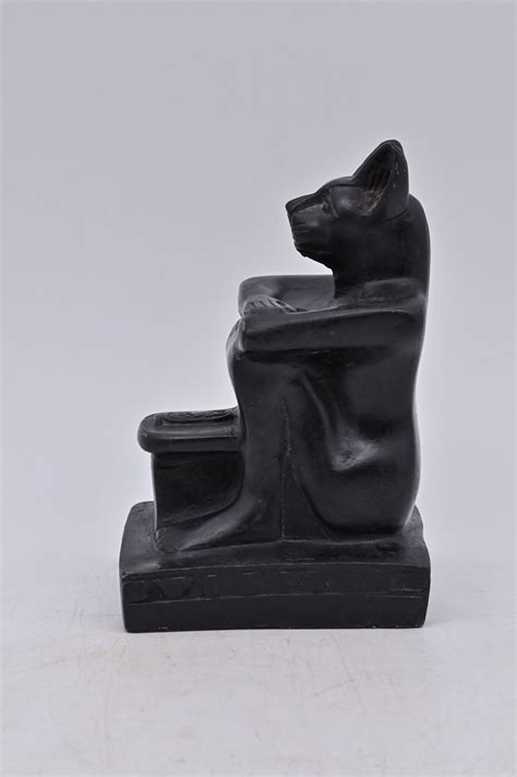 egyptian goddess bastet cat statue made in egypt etsy