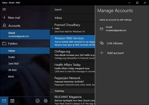 How To Pin Gmail Or Outlook To Start Menu In Windows 10