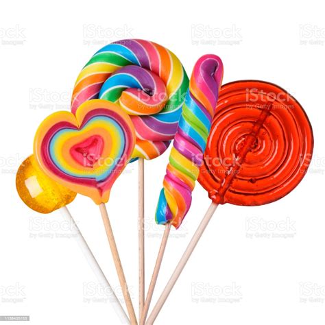 Lollipop Candy Set Stock Photo - Download Image Now - iStock