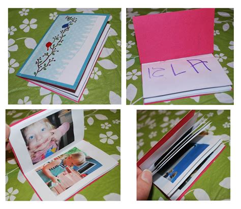 Edit and revise (if necessary): How to make a mini photo book from an old greeting card ...